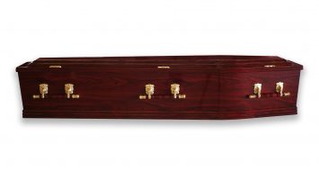 Majestic Rosewood Coffin