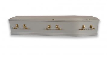 Majestic White Coffin