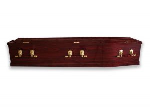 Majestic Rosewood Coffin
